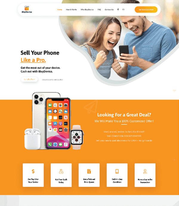 iBuyDevice WordPress Website design WordPress-Website-design